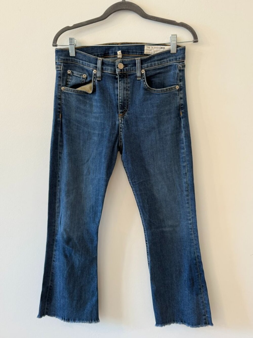 Rag and Bone Peyton high rise ankle bootcut flared Jeans Size 28